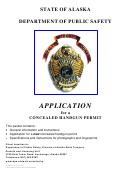 Form 12-299a - Concealed Handgun Permit Application