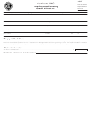 Certificate Lihc Form - Low-income Housing Credit Allotment