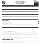Transfer/sale Hrc Form - Historic Rehabilitation Credit Certificate