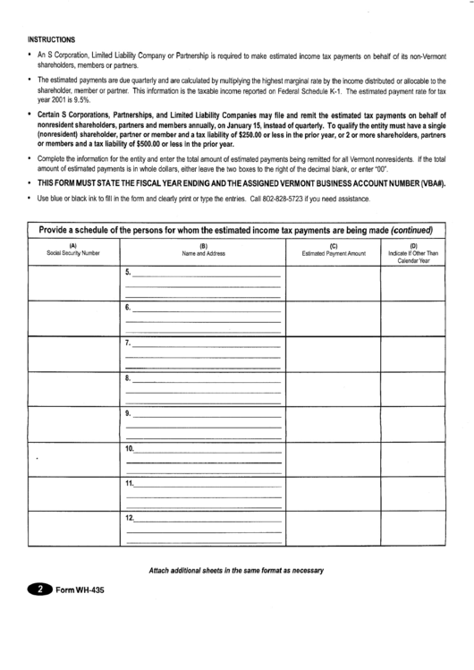 Form Bi-471 - Instructions Printable pdf
