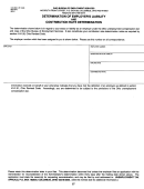 Form Uco-650.1 - Determination Of Employer's Liability And Contribution Rate Determination