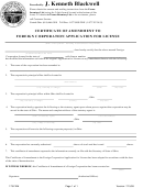 Form 179-fam - Certificate Of Amendment To Foreign Corporation Application For License