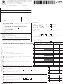Fillable Form 515 - Maryland Tax Return - 2005 Printable pdf