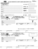 Form Dct-63, Dct-63b - Telecommunication Gross Receipts Tax - Corporation Taxes