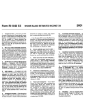 Form Ri-1040 Es - Instructions 2001