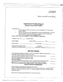 Supplemental Funding Request / Annual Access Line Update Form Printable pdf