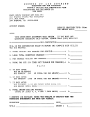 Monthly Utility Tax Computation Form - County Of Los Angeles