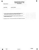 Chicago Gas Use - 7574 Form