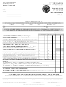 2007 Individual Earned Income Tax Final Return - City Of Reading Printable pdf