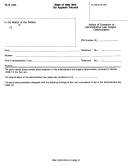 Form Ta-14 - Tax Appeals Tribunal Form - New York