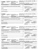 Form I 1040es - Estimated Tax Declaration Voucher - City Of Ionia, Michigan Income Tax Division