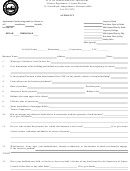 Affidavit Form - City Of Independence, Missouri Finance Department