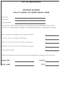 Utility Users Tax Remittance Form - City Of Inglewood Revenue Division