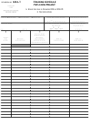Schedule Kira-t Form - Tracking Schedule For A Kira Project - 1998
