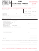Amusement Tax Return - Upper Merion Township - 2015 Printable pdf