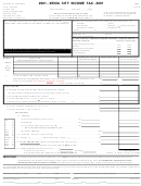 Form R - Xenia City Income Tax - 2001