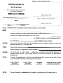 Form Mbca-10d - Articles Of Merger- Maine Secretary Of State Printable pdf