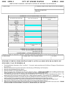Form Grw-3 - Employer's Annual Reconciliation Of Income Tax Withheld - 2002