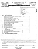 Form Br - Hillsboro Income Tax Return - 2007 Printable pdf
