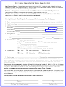 Keystone Opportunity Zone Application Form