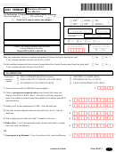 Form Bi-471 - Business Income Tax Return - 2001
