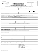 Form 150-302-121 - Annual Statement For Regulated Electric Companies Form - 2008