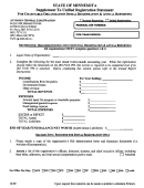 Supplement To Unified Registration Statement Form - State Of Minnesota