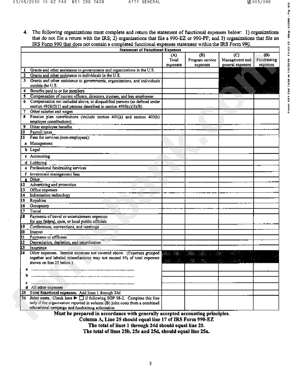 Supplement To Unified Registration Statement Form - State Of Minnesota