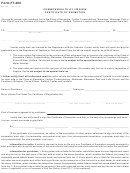 Form Ft-200 - Certificate Of Exemption