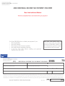 Form Dr 0900 - Individual Income Tax Payment Voucher - 2006
