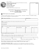 Form 08-410 - Registered Agent Notice Of Resignation Form - Division Of Corporations, Business And Professional Licensing