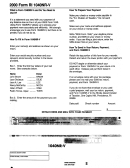 Form 1040nr-v Filing Instructions Sheet