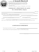 Form 171-lsa - Subsequent Appointment Of Agent - State Of Ohio