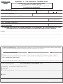 Form 76ext - Application For Filing Extension Of Estate Tax Return - State Of Arizona