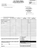 Rental/lease Tax Report Form - State Of Alabama Printable pdf