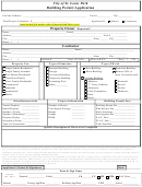 Fillable Building Permit Application - City Of St. Louis Park, Minnesota Printable pdf