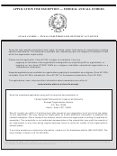 Form Ap-204-2 - 2005 - Application For Exemption - Texas Comptroller Of Public Accounts