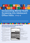 Form Phq-9 - Patient Health Questionnaire Modified For Teens Printable pdf