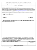 Department Of Defense Education Activity Request For Exemptions From Immunization