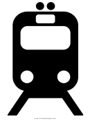 Trains Sign Template