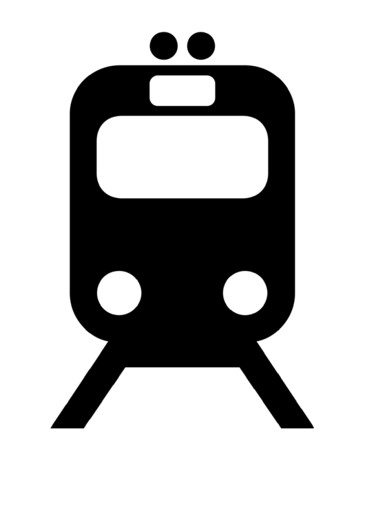 Trains Sign Template Printable pdf