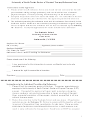 University Of North Florida Doctor Of Physical Therapy Reference Form