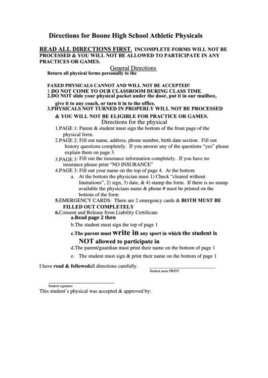 Preparticipation Physical Evaluation - Florida High School Athletic Association Printable pdf