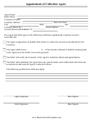 Appointment Of Collection Agent Template