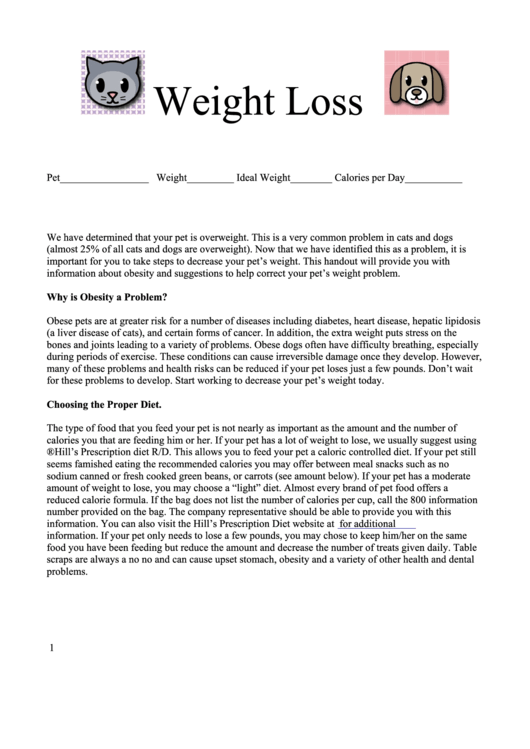 Weight Loss Thermometer Chart