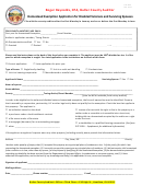Form Dte 105i - Homestead Exemption Application For Disabled Veterans And Surviving Spouses
