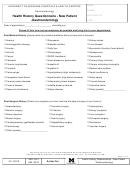Child And Pediatric Health History Form