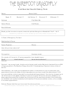 Confidential Health History Form