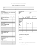 Athletic Competition Health Screening Form