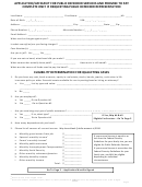 Application Affidavit For Public Defender Services And Promise To Pay